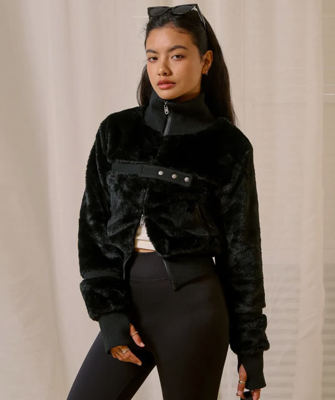 비터셀즈 퍼피 크롭 자켓 블랙 상품이미지3