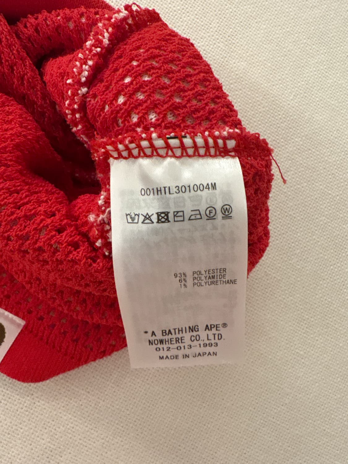 베이프 스타 니트 비니 레드 상품이미지4
