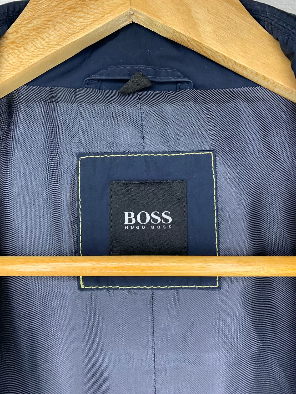 HUGO BOSS 남성 네이비  트렌치 코트 (48) 상품이미지4
