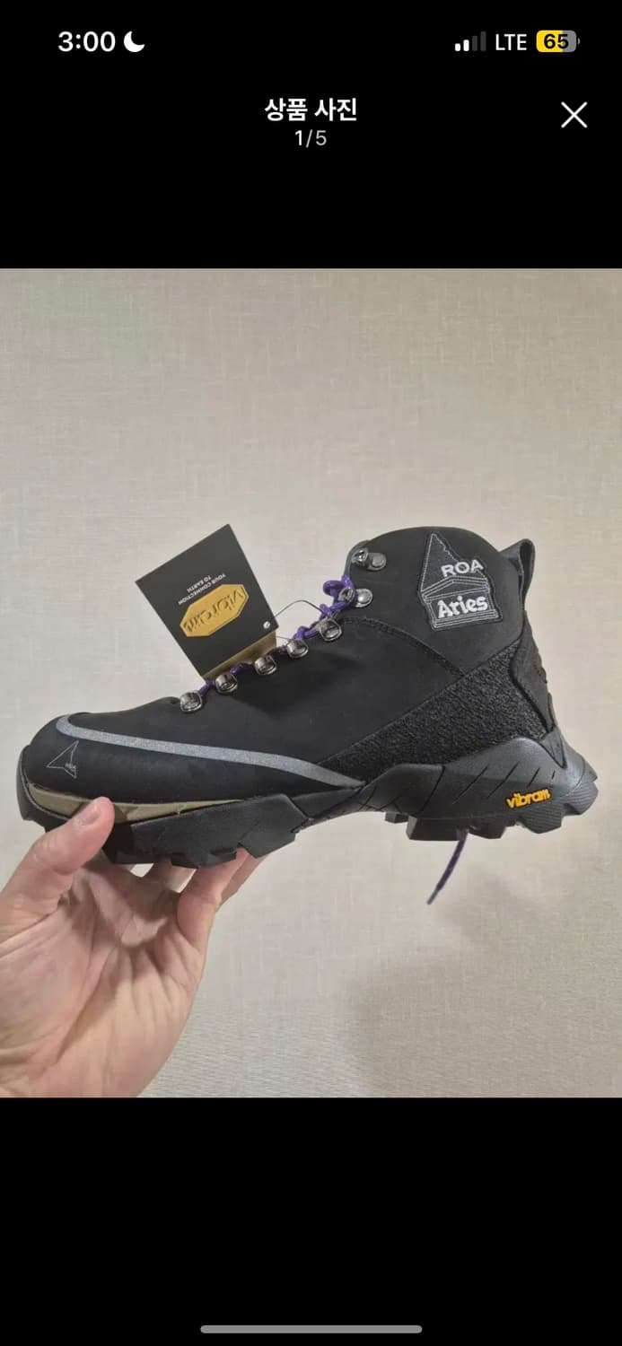 /40] 로아 하이킹 x ARIES 안드레아스 부츠 상품이미지2