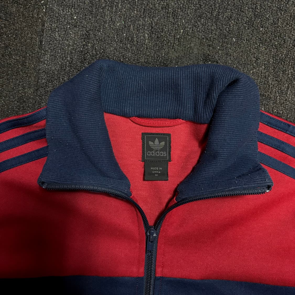 아디다스 00s 바르셀로나 버건디 빅로고 져지 트랙탑 M 상품이미지6