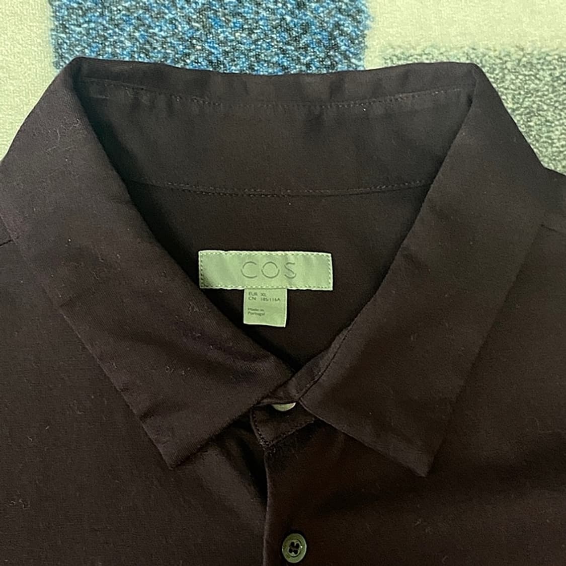 COS 코스 버건디 남성 셔츠 XL(105) 상품이미지3