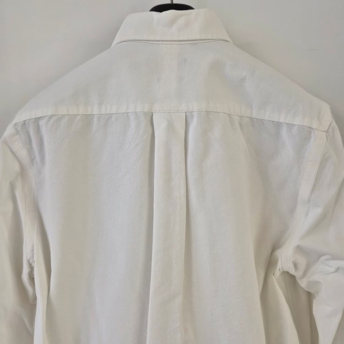 폴로 랄프로렌 가먼트다이 클래식 화이트셔츠 남성M 상품이미지2