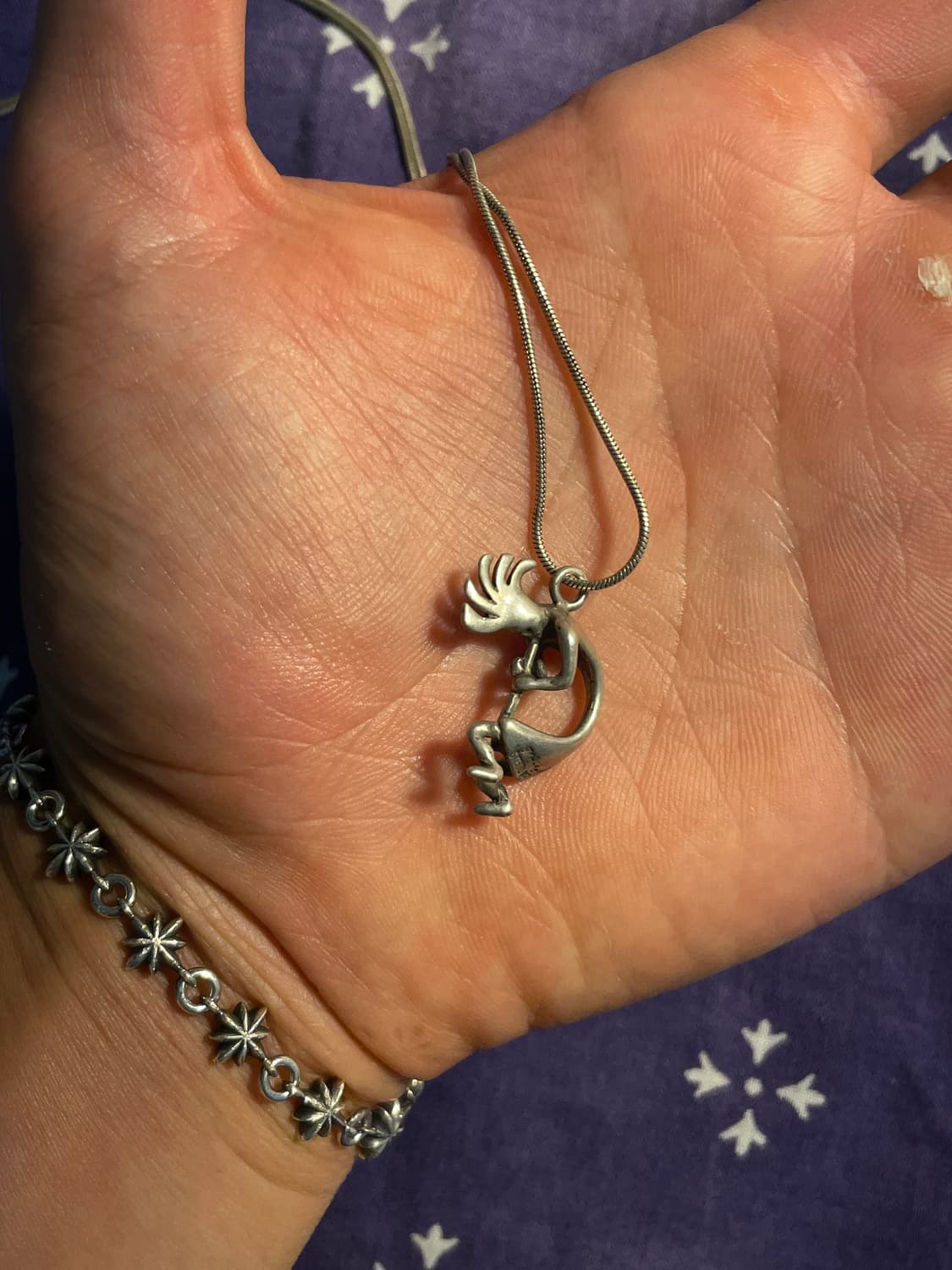   Sterling Silver Kokopelli Necklace 상품이미지5