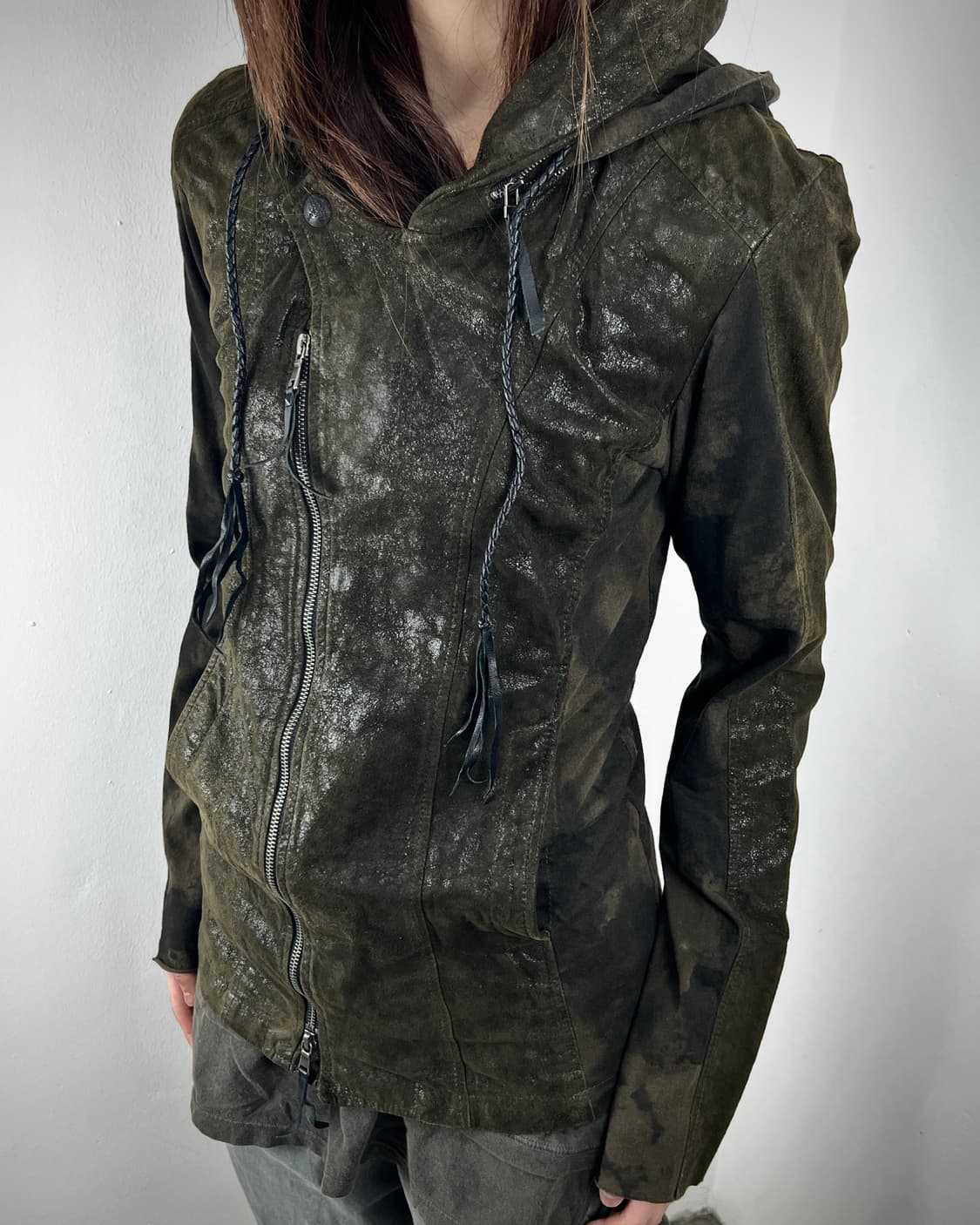 14TH ADDICTION WAXED BONO LEATHER JACKET 상품이미지1