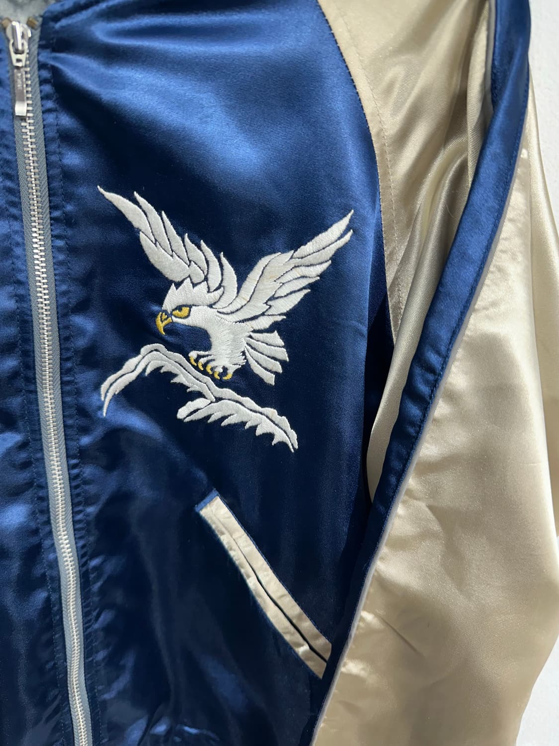 Jpn 일본빈티지 오리엔탈 그렌 독수리 사람 스카잔 자켓 상품이미지9