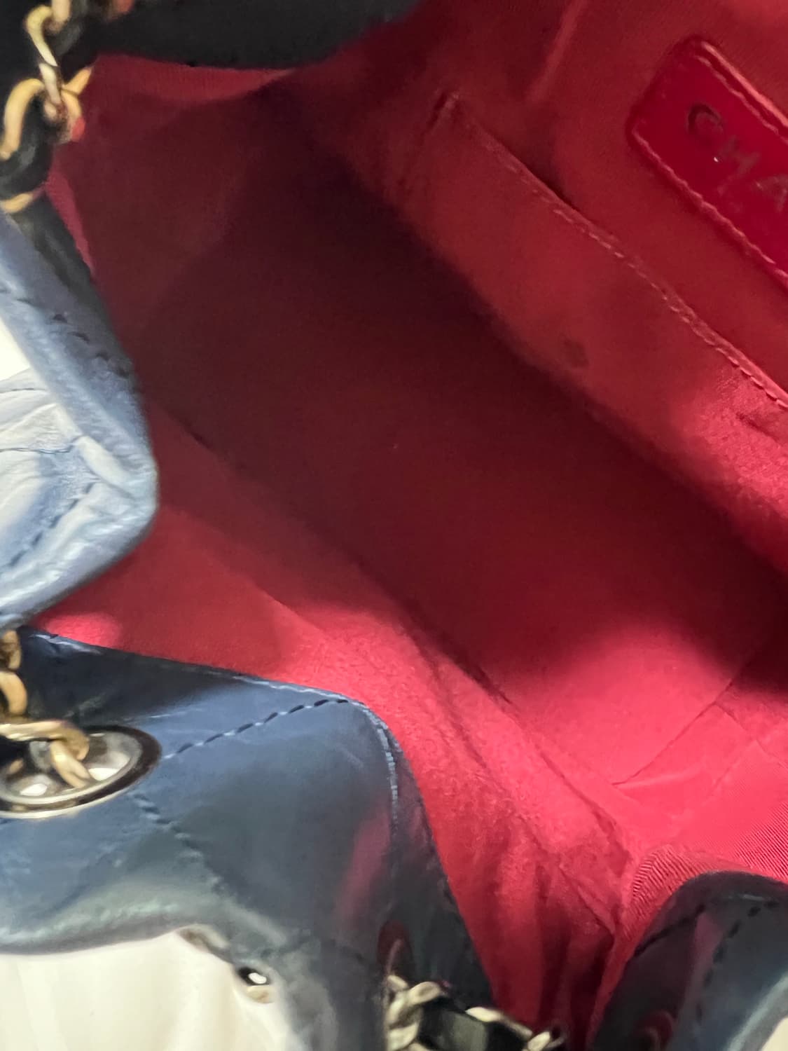 [정품] 샤넬 가브리엘 백팩 스몰 네이비 블랙 26번대 상품이미지8