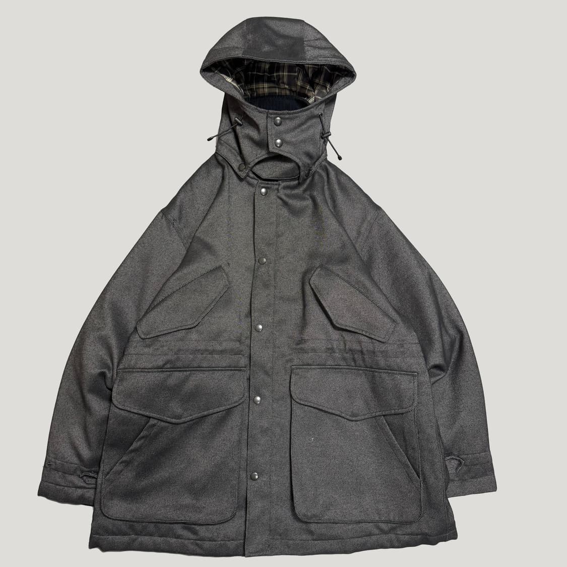 프릭스스토어 다크브라운컬러 폴리에스터 코듀로이넥 2way 헌팅 자켓 상품이미지10