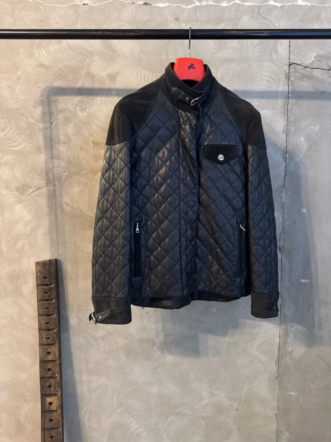 코치 램스킨 스웨이드 레더 아웃도어 자켓 55~66 상품이미지10