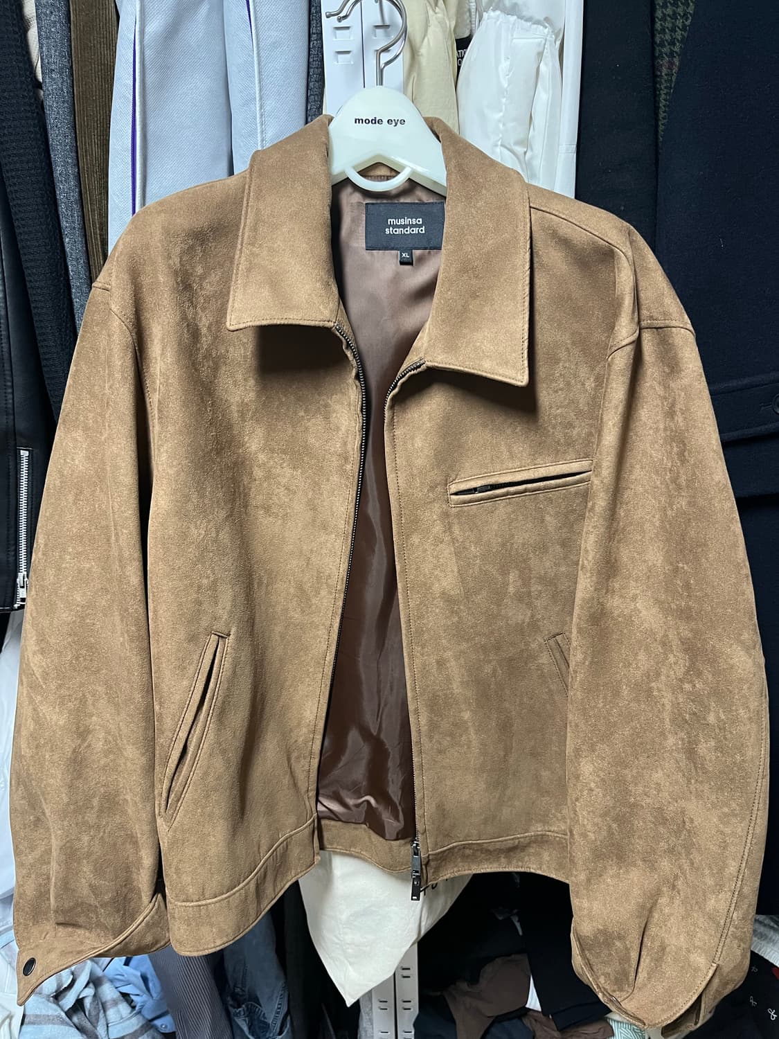 무신사 스탠다드 신세틱 스웨이드 워크자켓 xl 상품이미지2