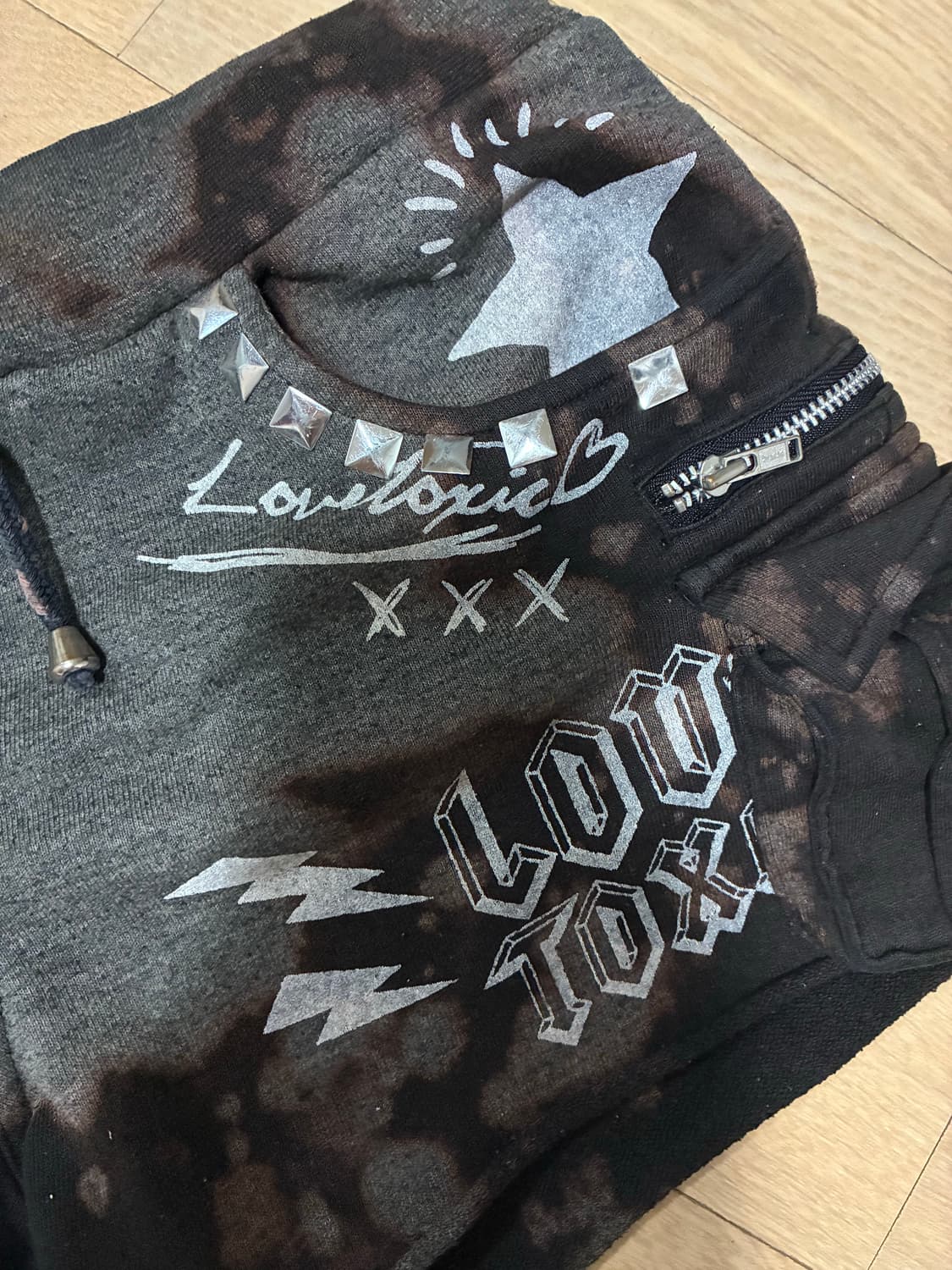 펑크 카고 마이크로쇼츠 갸루 y2k 락시크 그런지 고스 메탈 상품이미지4