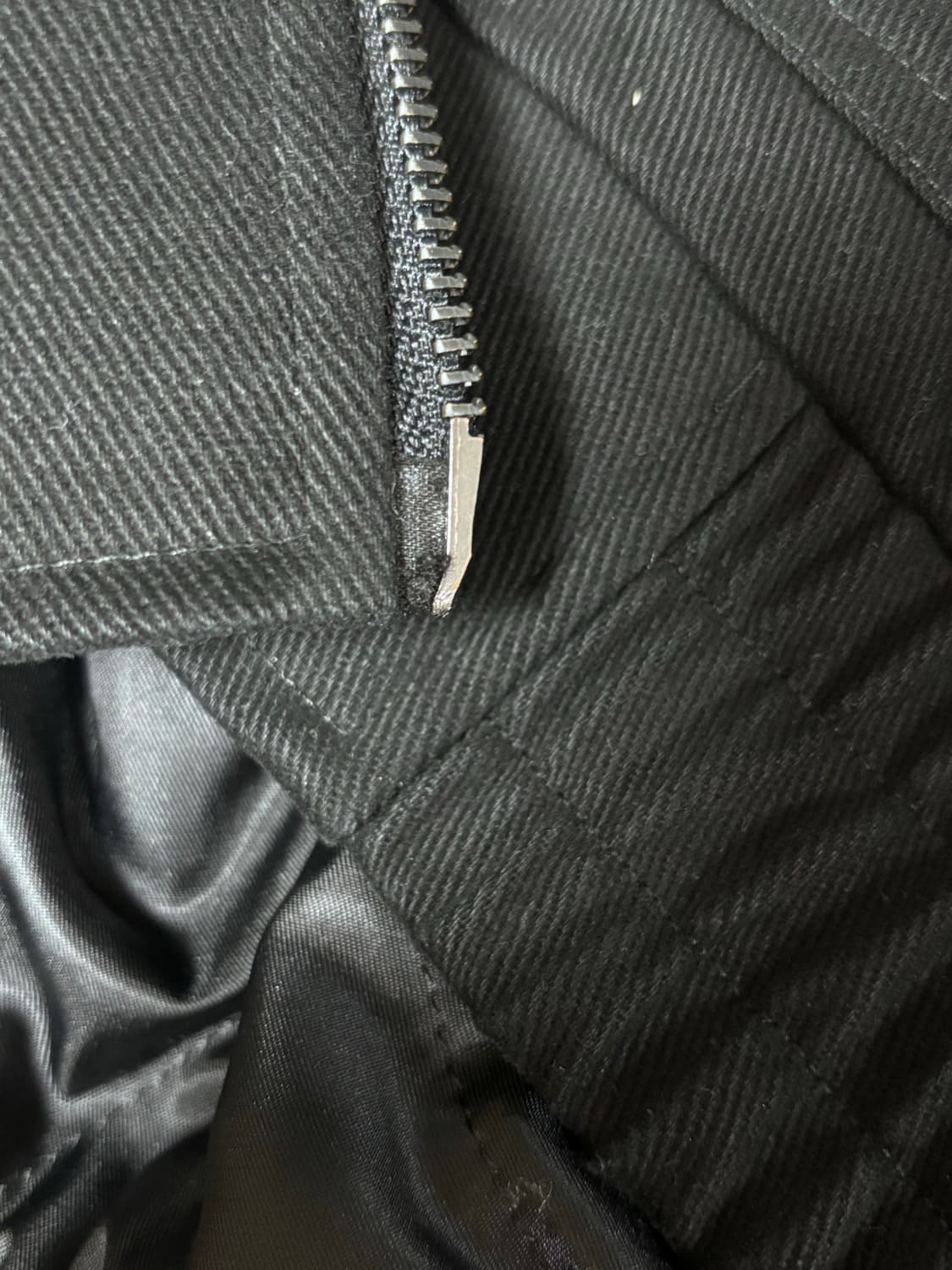 아캄 Contrast Leather Work Jacket (Black)  상품이미지3