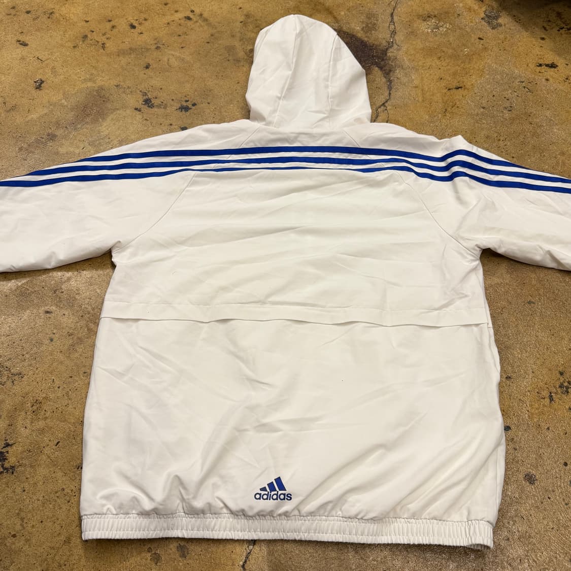 [정품/160] 아디다스 빅로고 후드 바람막이 자켓 b16 상품이미지4