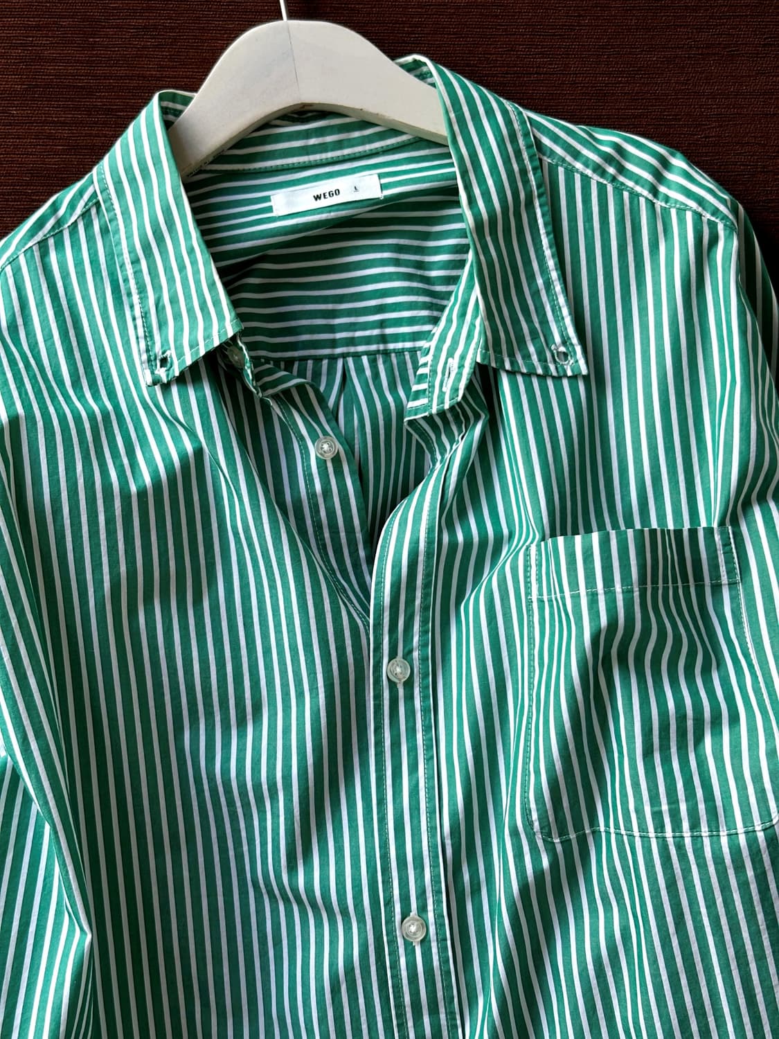 Light cotton big silhouette stripe shirt 상품이미지1
