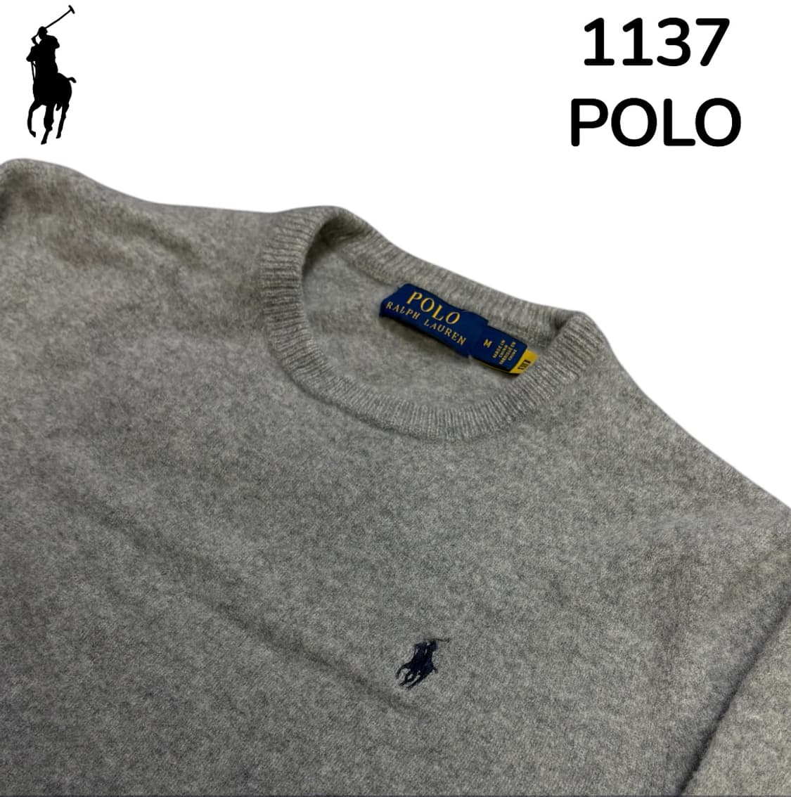 폴로 신형 뀨알탭 그레이 니트 M 상품이미지4