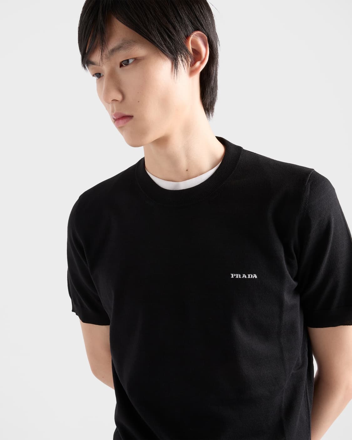 프라다 로고 티셔츠 L 상품이미지1