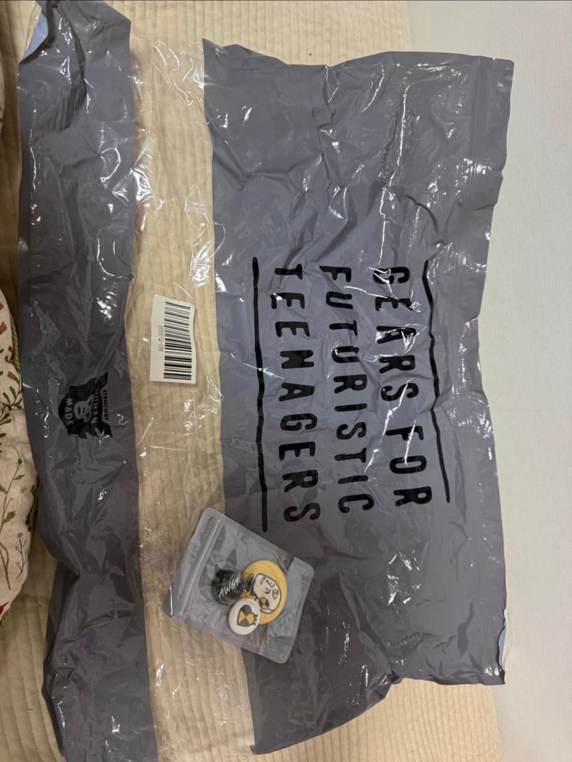 XL 휴면메이드x asap rocky 바시티 상품이미지5