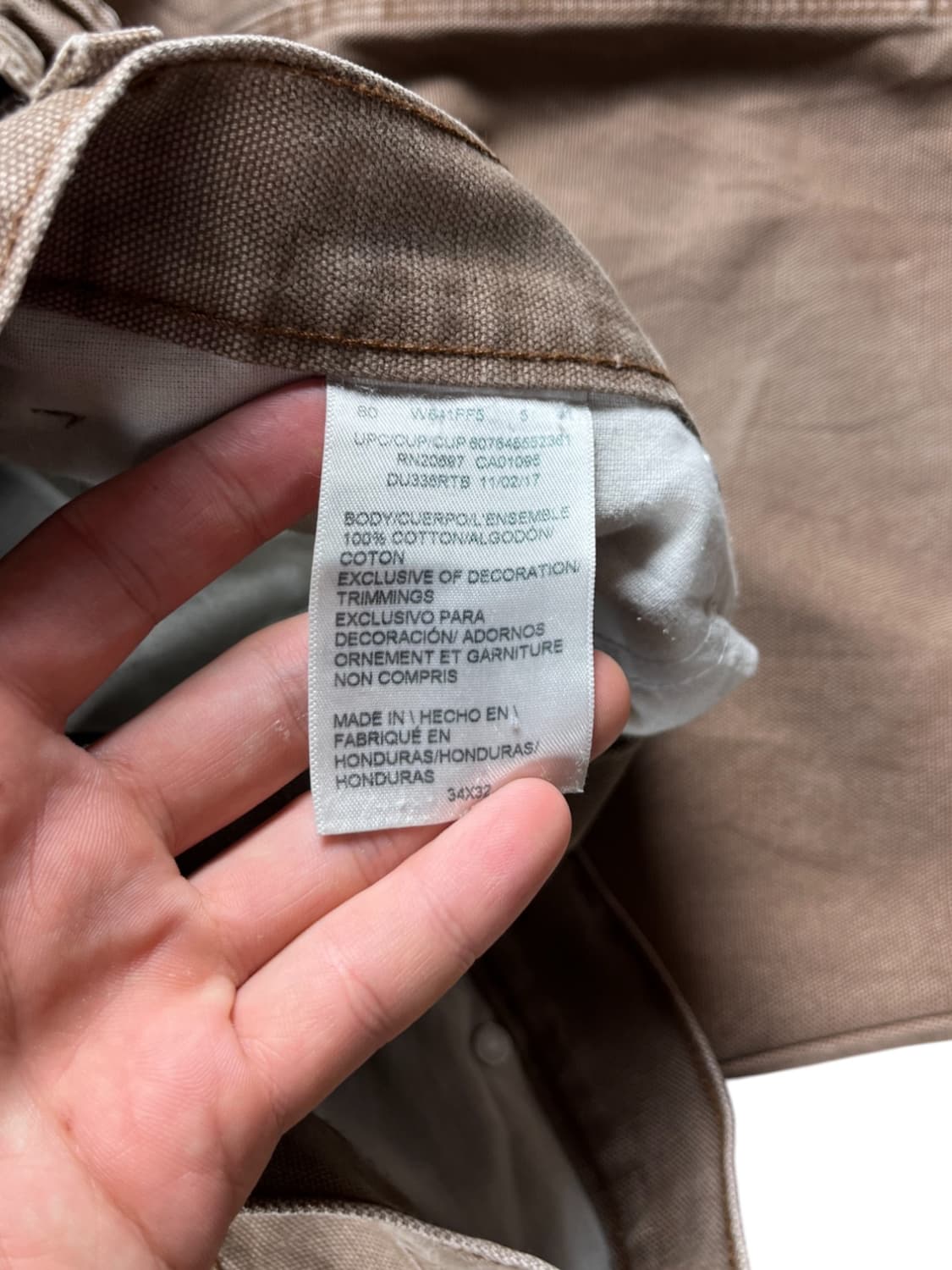 Dickies 베이지 워크팬츠 상품이미지6