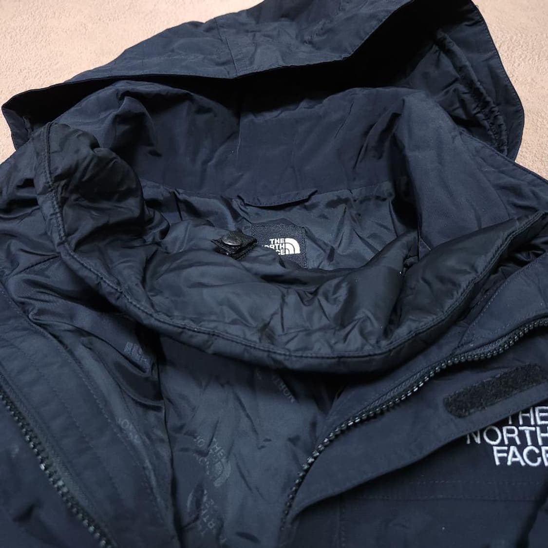  (내피 포함) 노스페이스 하이벤트 블랙 바람막이 상품이미지3