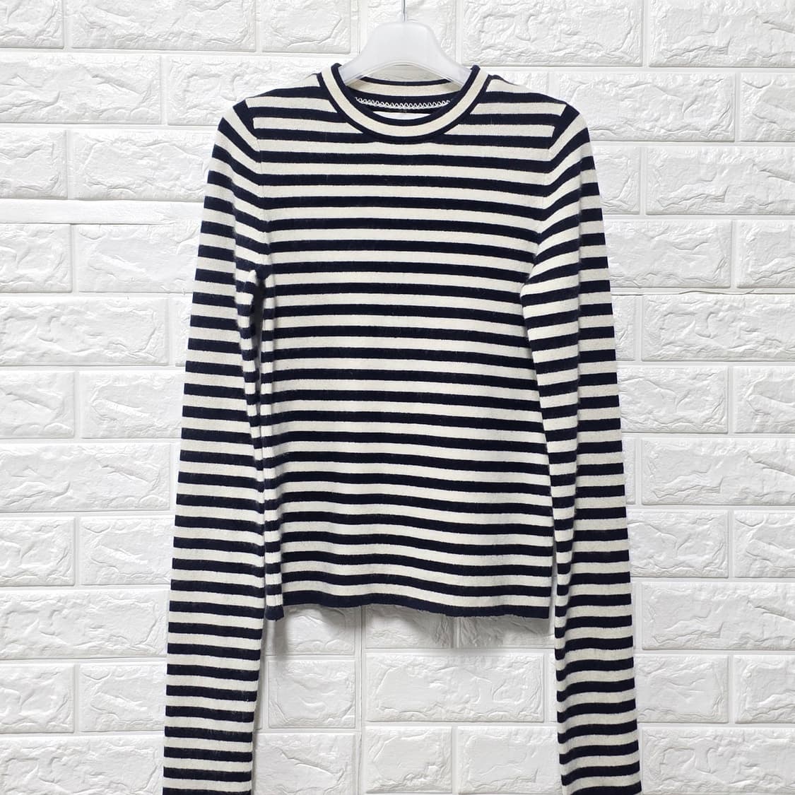 택포_ 캐시미어 스트라이프 니트 S 상품이미지1