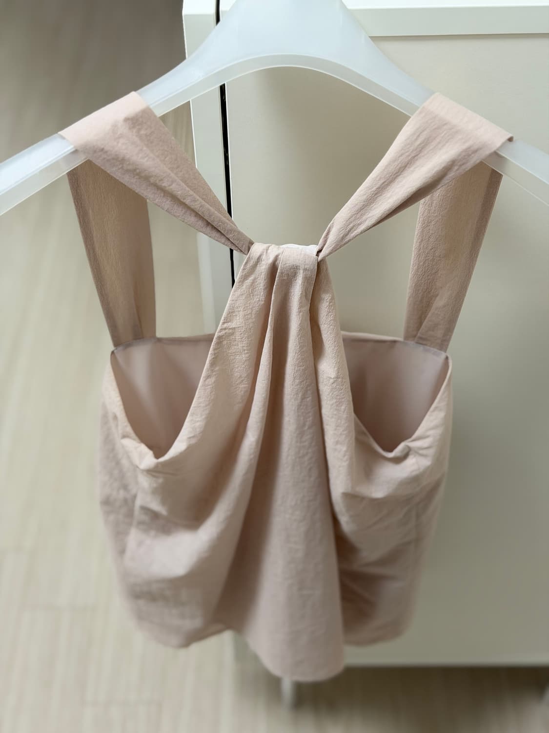 시에 sie 로린 스퀘어 슬리브리스 페탈핑크 S 상품이미지4