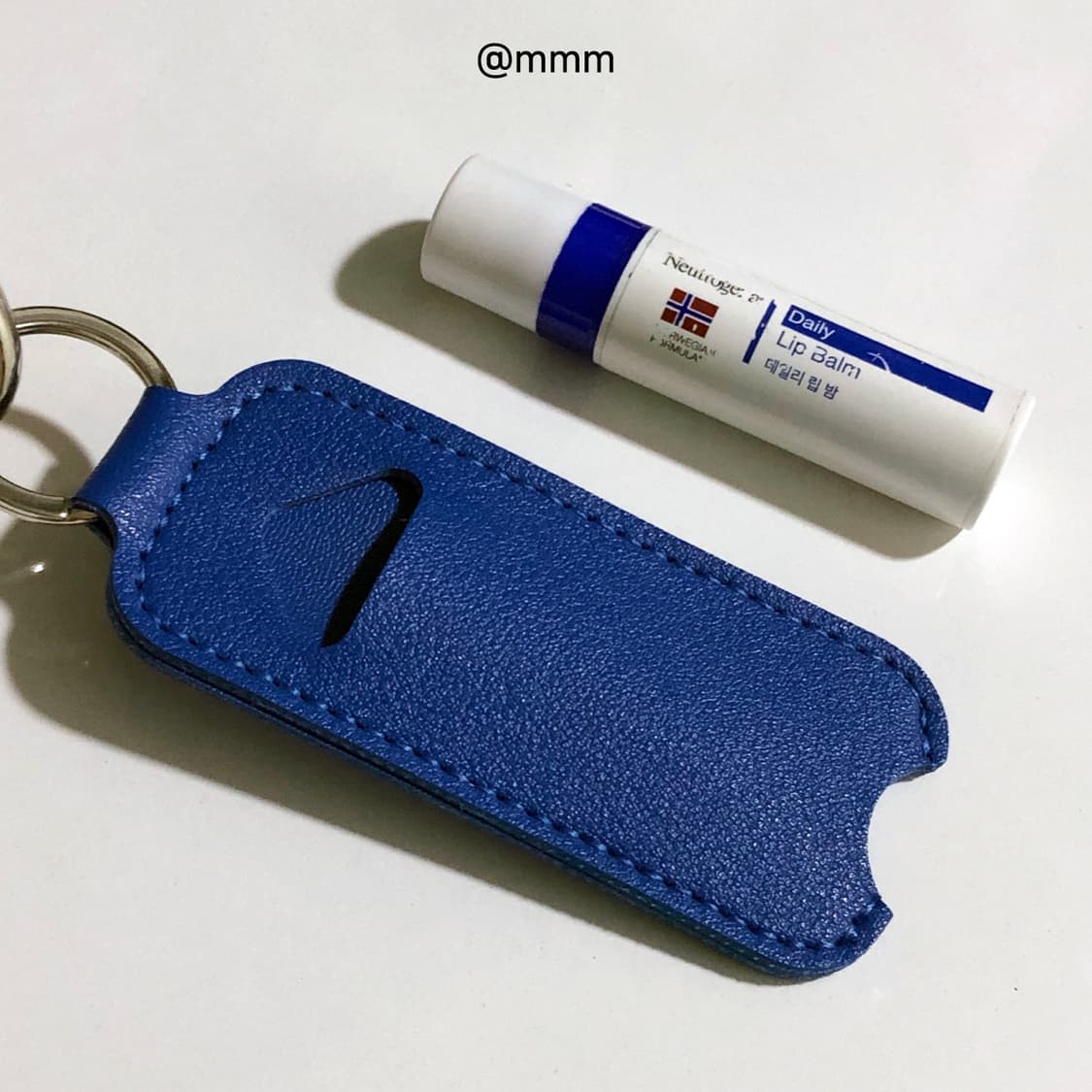 [Unisex💙] 립밤 가죽 케이스 키링 열쇠고리 상품이미지6