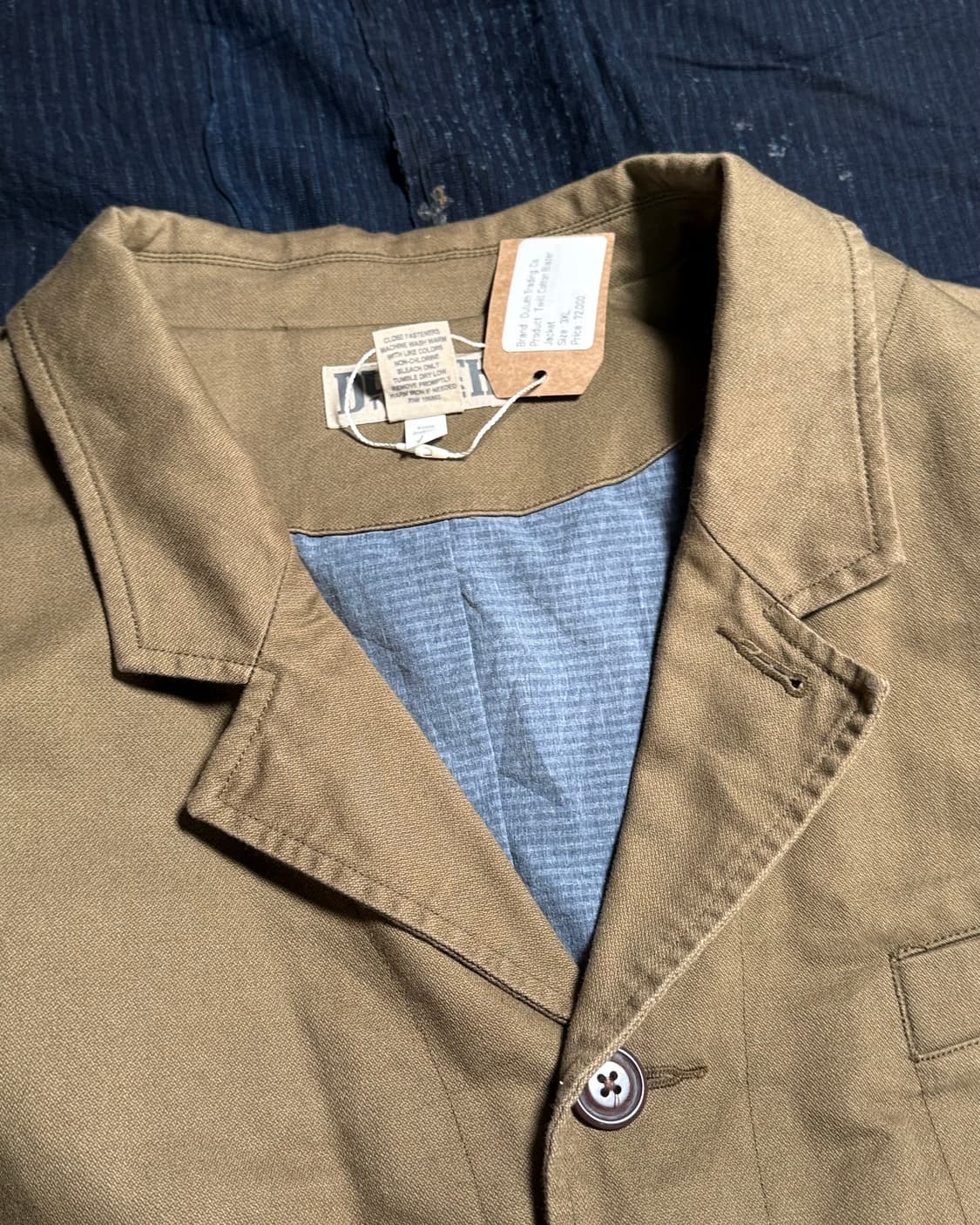 덜루스 트래이딩 컴퍼니 트윌 코튼 블레이저 자켓 3XL 상품이미지2