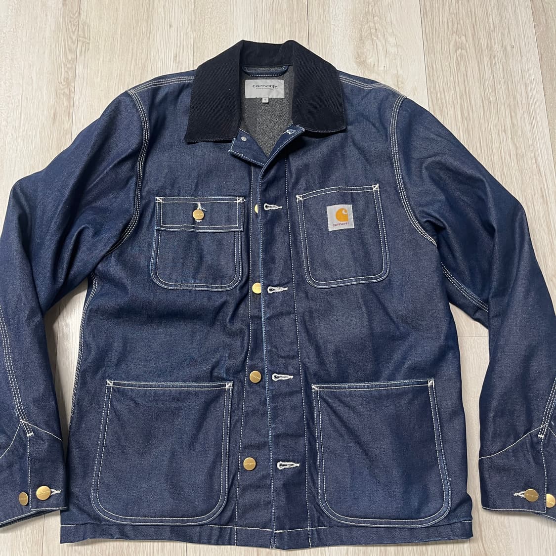 칼하트 데님 초어 코트 미시간 워크 자켓 s사이즈 상품이미지1