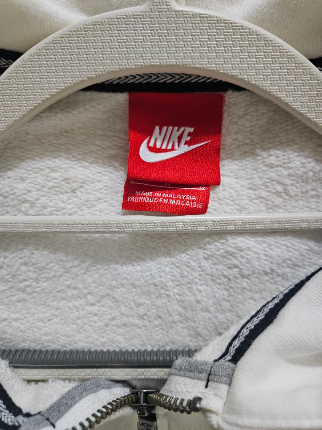 나이키 후드집업 L 흰색 상품이미지3