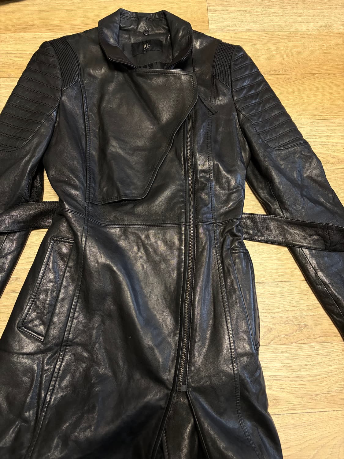 바이린 양가죽 바이커 코트자켓 44-55 상품이미지7