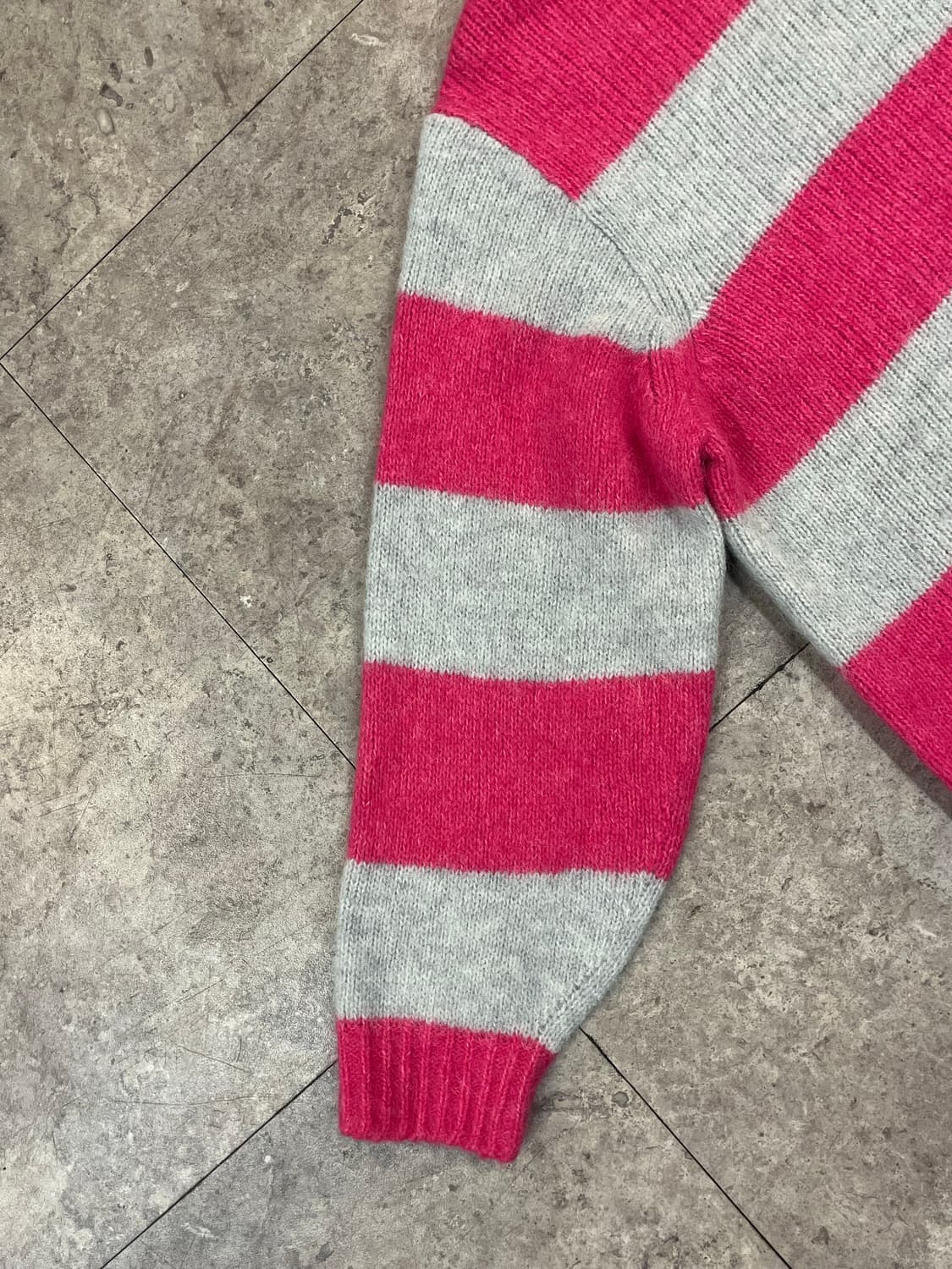 코스 스트라이프 니트 핑크 M #csz3309 상품이미지6