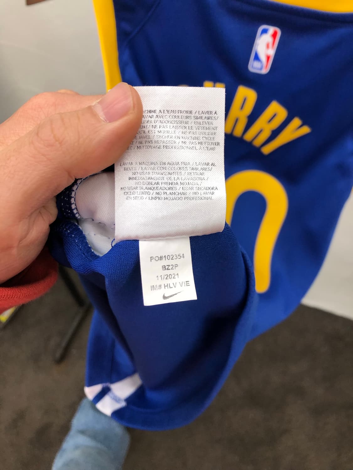 NBA 골든 스테이트 커리 져지 상품이미지4
