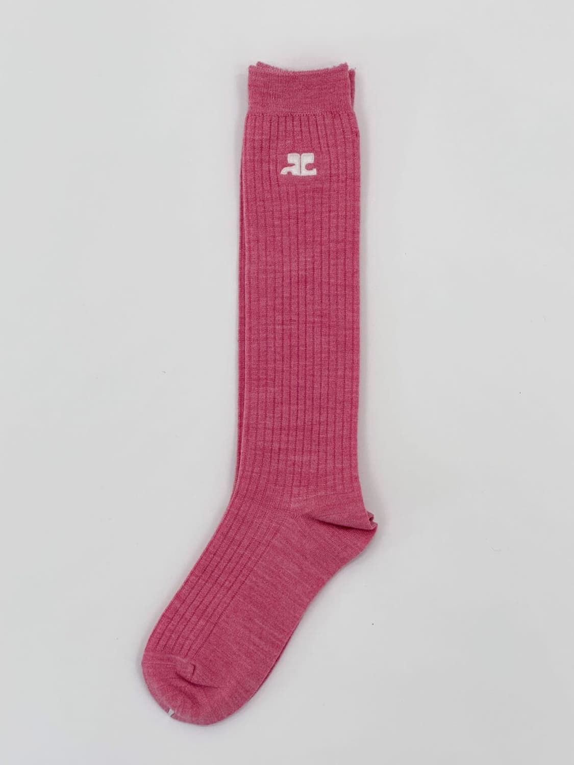 [새상품] courreges / 꾸레쥬 양말 (핑크 / 옐로우 / 스카이 상품이미지6