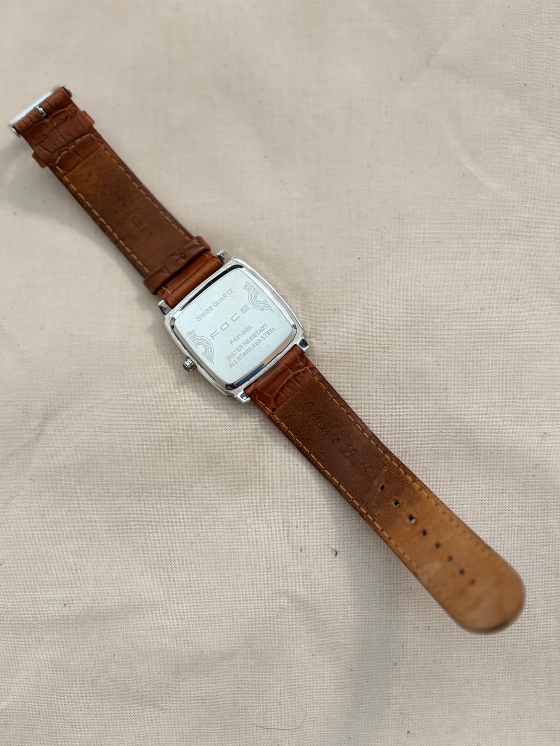 포체(FOCE) 클래식 사각 쿼츠 시계 (F421GSL) 상품이미지2