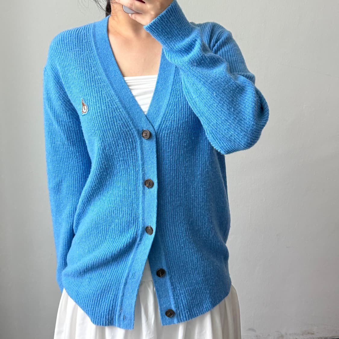 [L] 빈폴 블루 가디건 상품이미지2