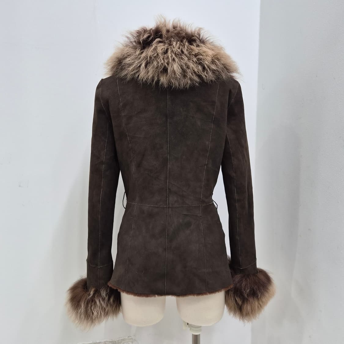 리얼양털 퍼카라 무스탕자켓 상품이미지3