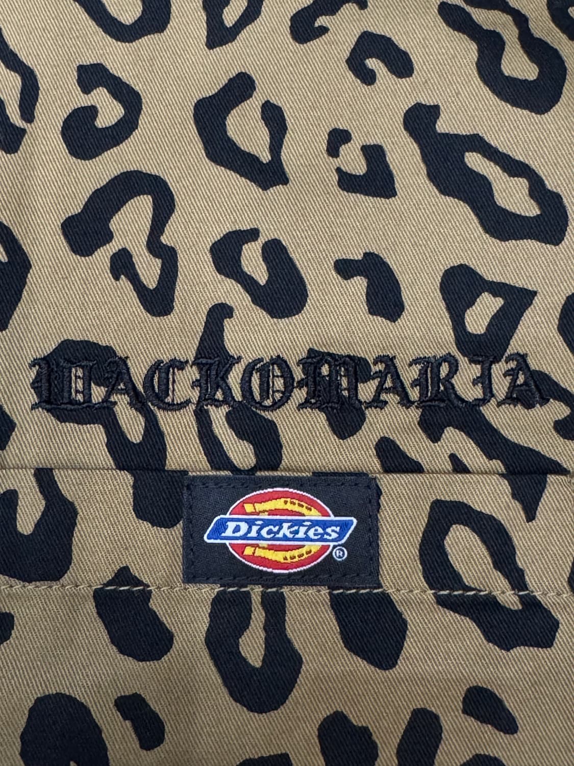 [M][100] 와코마리아 x 디키즈 워크 셔츠 레오파드 (Type-2) 상품이미지6