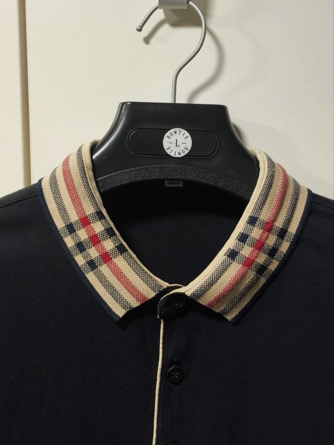 XL 버버리 레트로 카라넥 티셔츠 상품이미지2