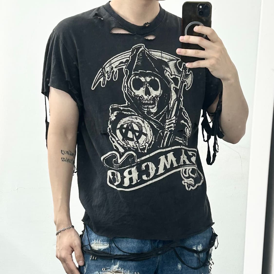 Sons Of Anarchy 리메이크 반팔 티셔츠 상품이미지3