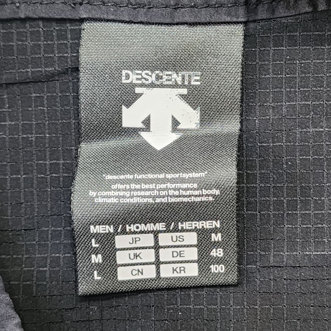 [M] 데상트 경량 윈드브레이커 점퍼 (네이비) 상품이미지4