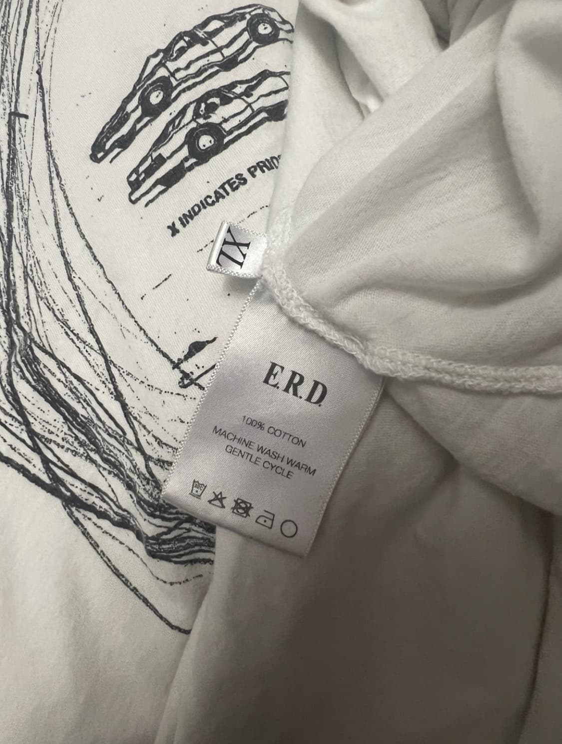 ERD 앙팡 리쉬 데프리메 티셔츠 XL 상품이미지4