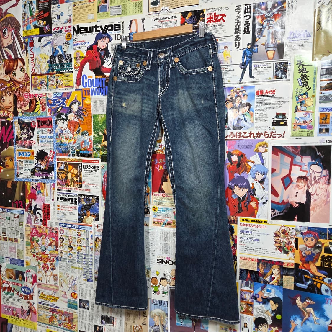 트루릴리전 조이 빅 티 부츠컷 데님 팬츠 상품이미지6