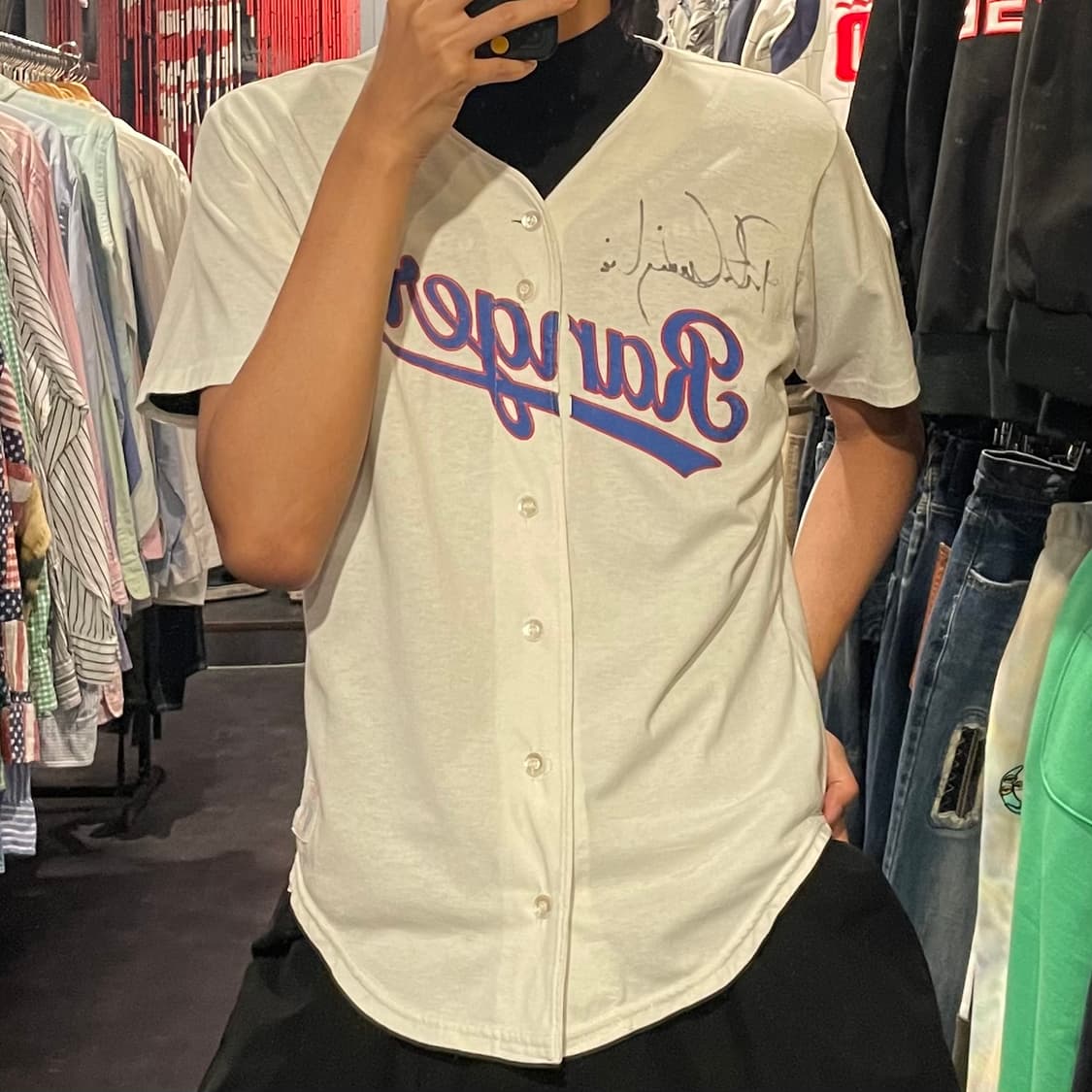 [IM] Texas Rangers 텍사스 레인저스 화이트 반팔유니폼 상품이미지3