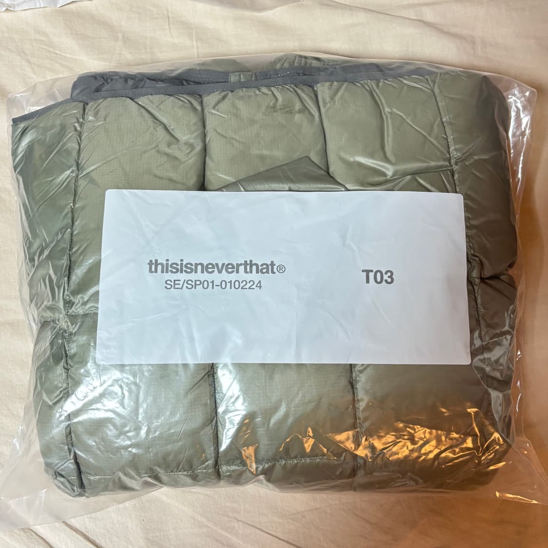 [XL] 디스이즈네버댓 퍼텍스 라이트 다운 자켓 다크 세이지 상품이미지2