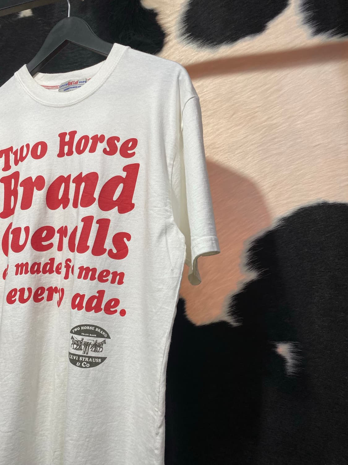 Levi’s red tap 빈티지 레터링 반팔티셔츠 상품이미지4