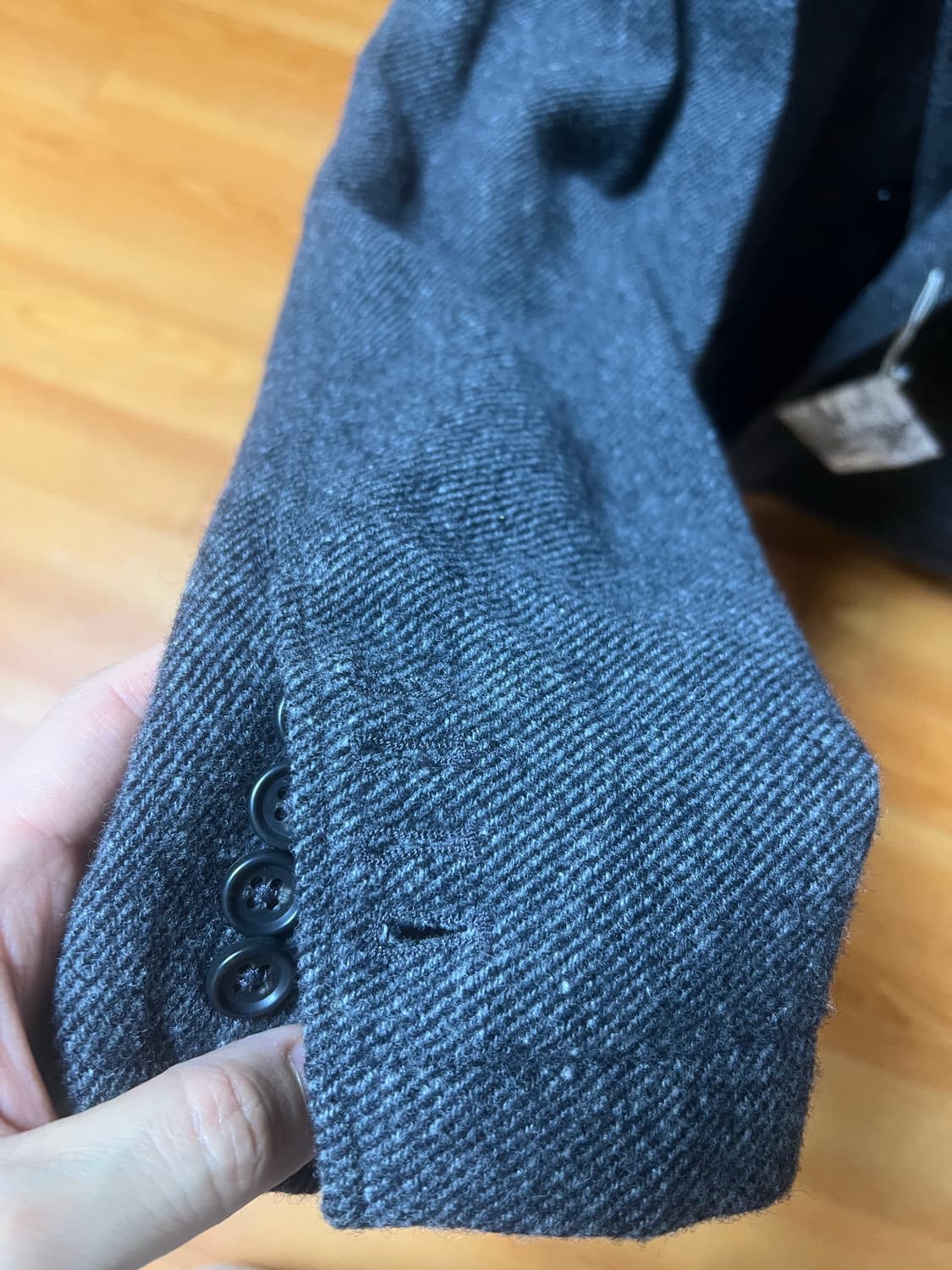 엔지니어드 가먼츠 헤링본울 더블자켓 s 상품이미지3