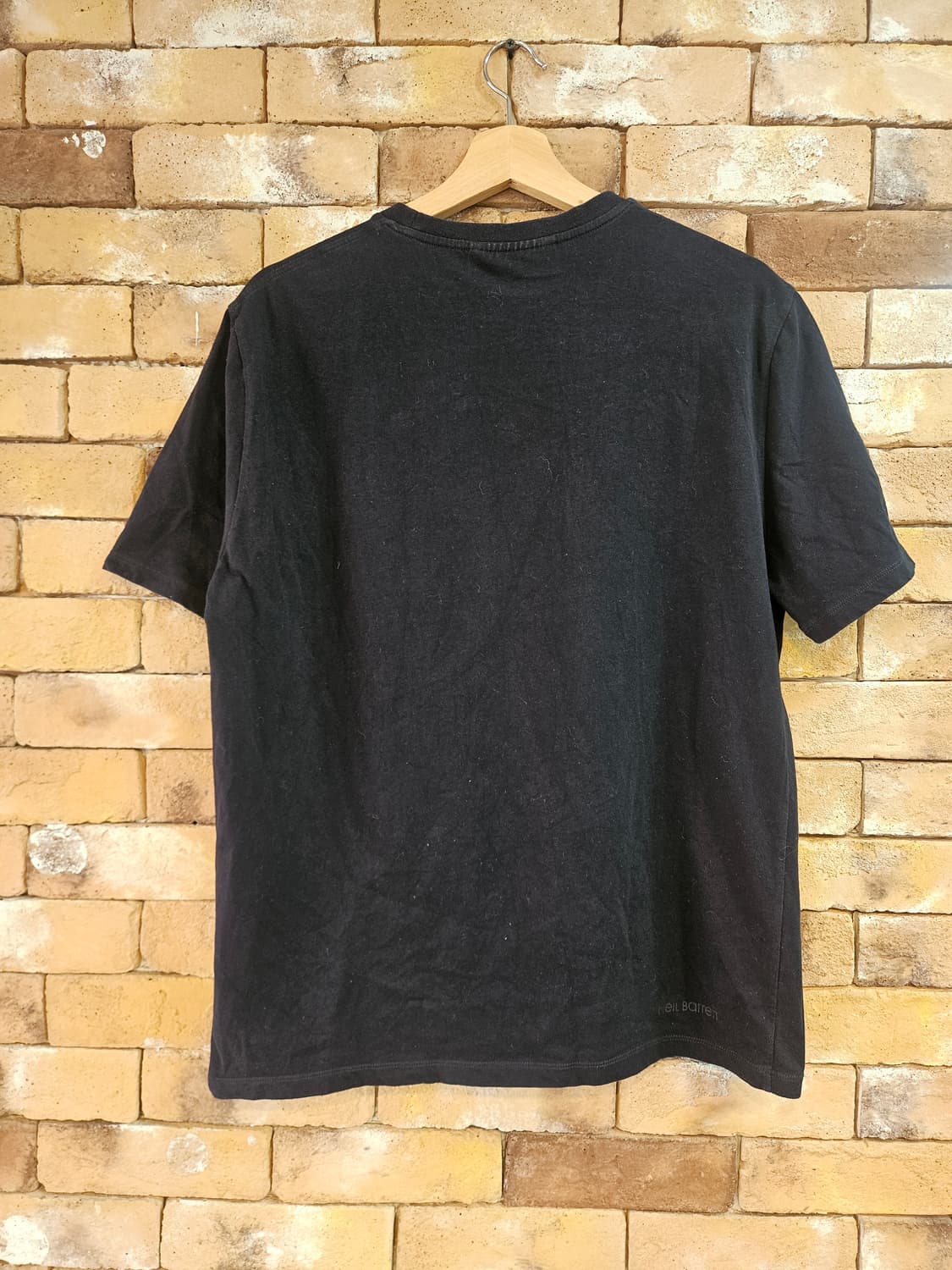 닐바렛 블랙 플라워 프린팅 반팔 티셔츠 상품이미지2