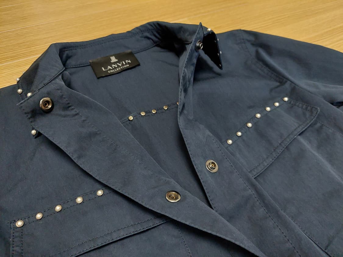 랑방 컬렉션 진주 바스락 투포켓 셔츠 자켓 상품이미지6