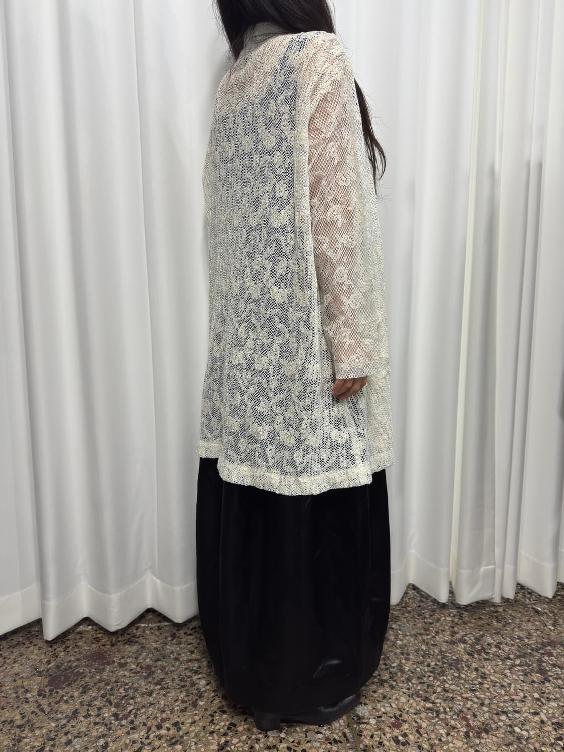 white lace coat 상품이미지7