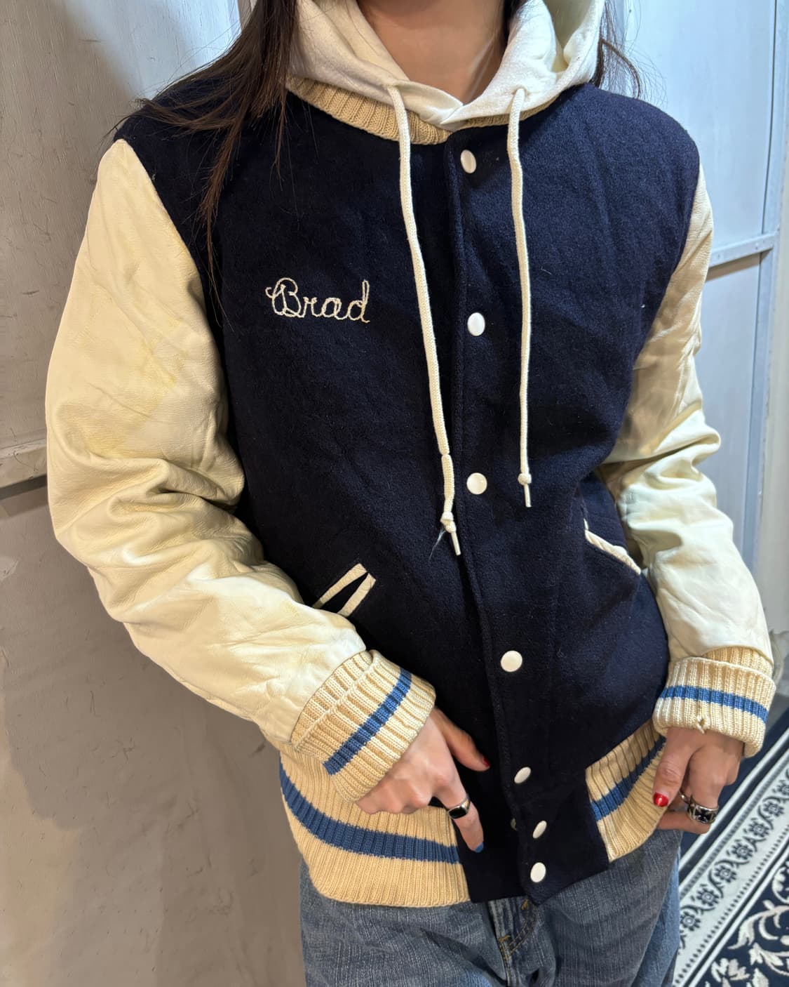 90s Vintage Varsity Jacket 상품이미지2